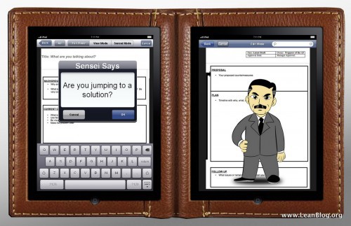 3 500x323 April Fool 2011: New A3 App Utilizes Two iPads & Virtual Sensei Technology lean
